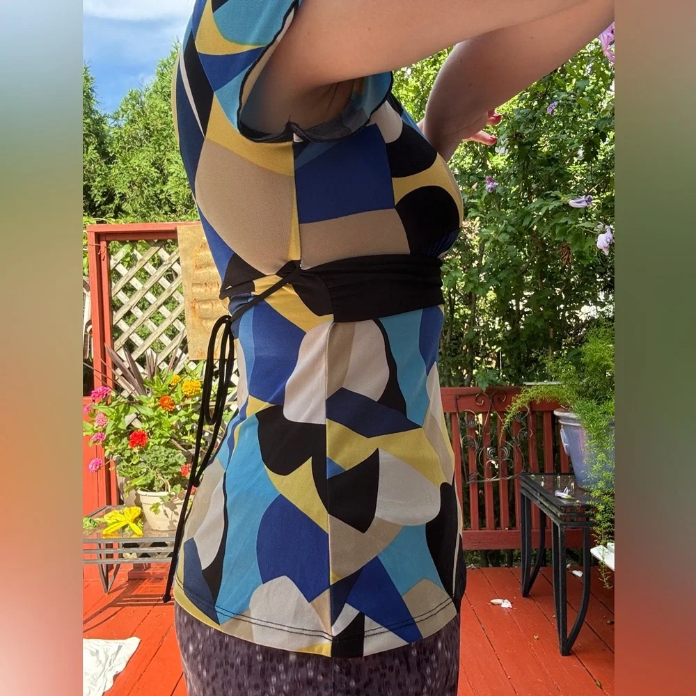 Alyx Multicolor Geometric Pattern Dress - Picture 2 of 4